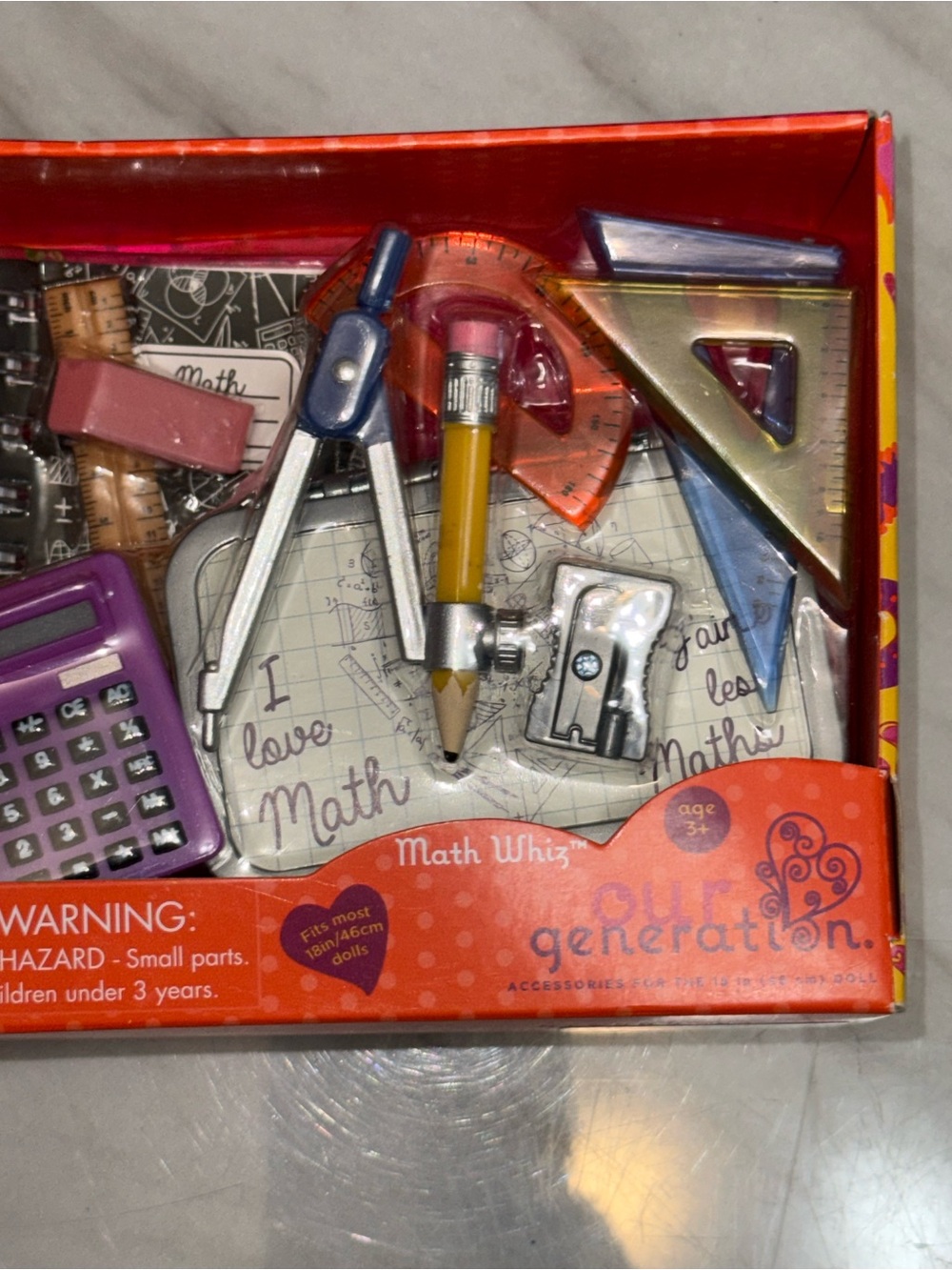 Our Generation Math Whiz playset accessories NIB